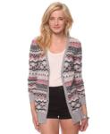 Geo Boyfriend Cardigan 