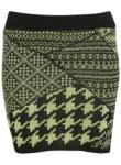 Houndstooth skirt