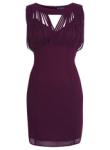 Plum Lattice dress