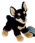 Min Pin Stuffed Animal