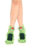 Toad Knit Slipper Socks