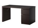 JONAS desk in black-brown