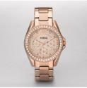 Rose Gold Fossil Watch