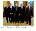 Presidential Autograph Card (5 Presidents)