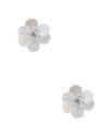 round flower earrings