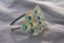 Peacock headband