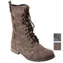 Brogue Style Worker Ankle Boot