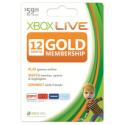 XBOX 360 Live 12 Month Gold Card 