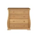 Boori Sleigh 4 Drawer Chest Heritage Teak