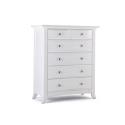 La Jobi Metro 6 Drawer Chest - White