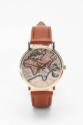 Around The World Leather Watch