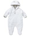 White Fluffy Pramsuit