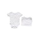 Nursery Time Bodysuits White 0-3 Months