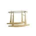 Eco Rocking Moses Basket Stand Natural