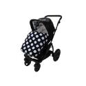 Obaby Dotty Fleece Pram Blanket