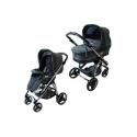 Bebecar Prive Combination Pram - Pewter P175