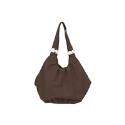 Obaby Pompom Changing Bag - Brown