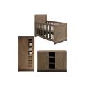 Kidsmill Oakline Cotbed, Wardrobe and Chest