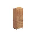 Baby Weavers Arabella 4 Drawer Wardrobe Antique Pine