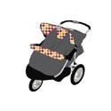 Baby Weavers Baby 2 Twin Pushchair - Grey Spot