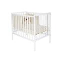 Kiddicare.com Space-Saver Cot - White - Including Pack 55