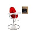 Bloom Fresco Highchair - White Frame - Includes Pack 58