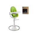 Bloom Fresco Loft highchair - White Frame - Includes Pack 58