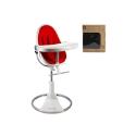 Bloom Fresco Loft Highchair - White Frame - Includes Pack 58