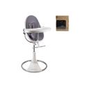 Bloom Fresco Loft Highchair - White Frame -  Includes Pack 58