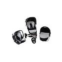 Recaro Babyzen Trio Travel System - Black & Silver/Cherry Including Pack 7