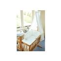 Clair De Lune Stardust White Rocking Cradle Set