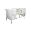 Kiddicare.com Sleigh Cotbed White