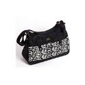 Caboodle Everyday Changing Bag - Black with Animal Print Pockets