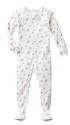 gap floral footed sleep one-piece