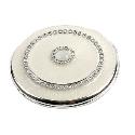 Crystal Cream Round Compact