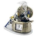 Gone Fishing Miniature Clock