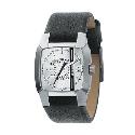 Diesel Men's Black Leather Strap Watch