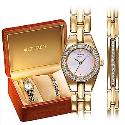 Citizen Ladies' Stone-Set Watch & Bracelet Set