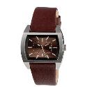 Diesel Men's Brown Leather Strap Watch