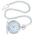 Men's Chrome Pocket Watch