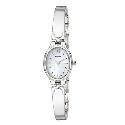 Pulsar Ladies' Mother of Pearl Dial Semi-Bangle Watch