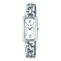 Lorus Ladies' White Dial White Metal Bracelet Watch