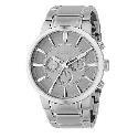 Fossil Men's Silver Dial Stainless Steel Bracelet Watch