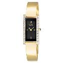 Citizen Eco-Drive Ladies' Diamond Gold-Plated Bangle Watch