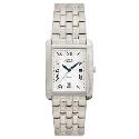 Rotary Classic Men's Rectangular Dial Steel Bracelet Watch