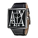 Armani Exchange Ladies' Square Black Dial Strap Watch