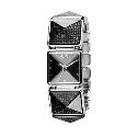 Armani Exchange Ladies' Black Prism Watch