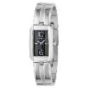 Fossil Ladies' Black Rectangular Dial Bracelet Watch