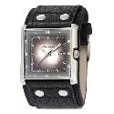 Kahuna Men's Black Strap Grey Dial Watch