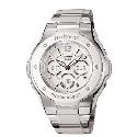 Casio Baby-G Combi White Stainless Steel Bracelet Watch